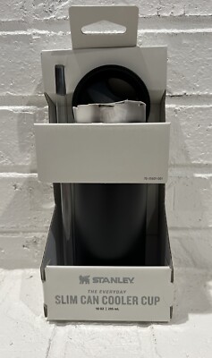Stanley 10 Oz Everyday Slim Can Cooler Cup Black