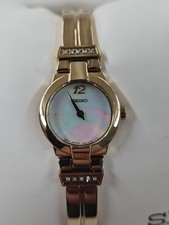 Orologio donna Seiko MOP quadrante oro SS SUJD38