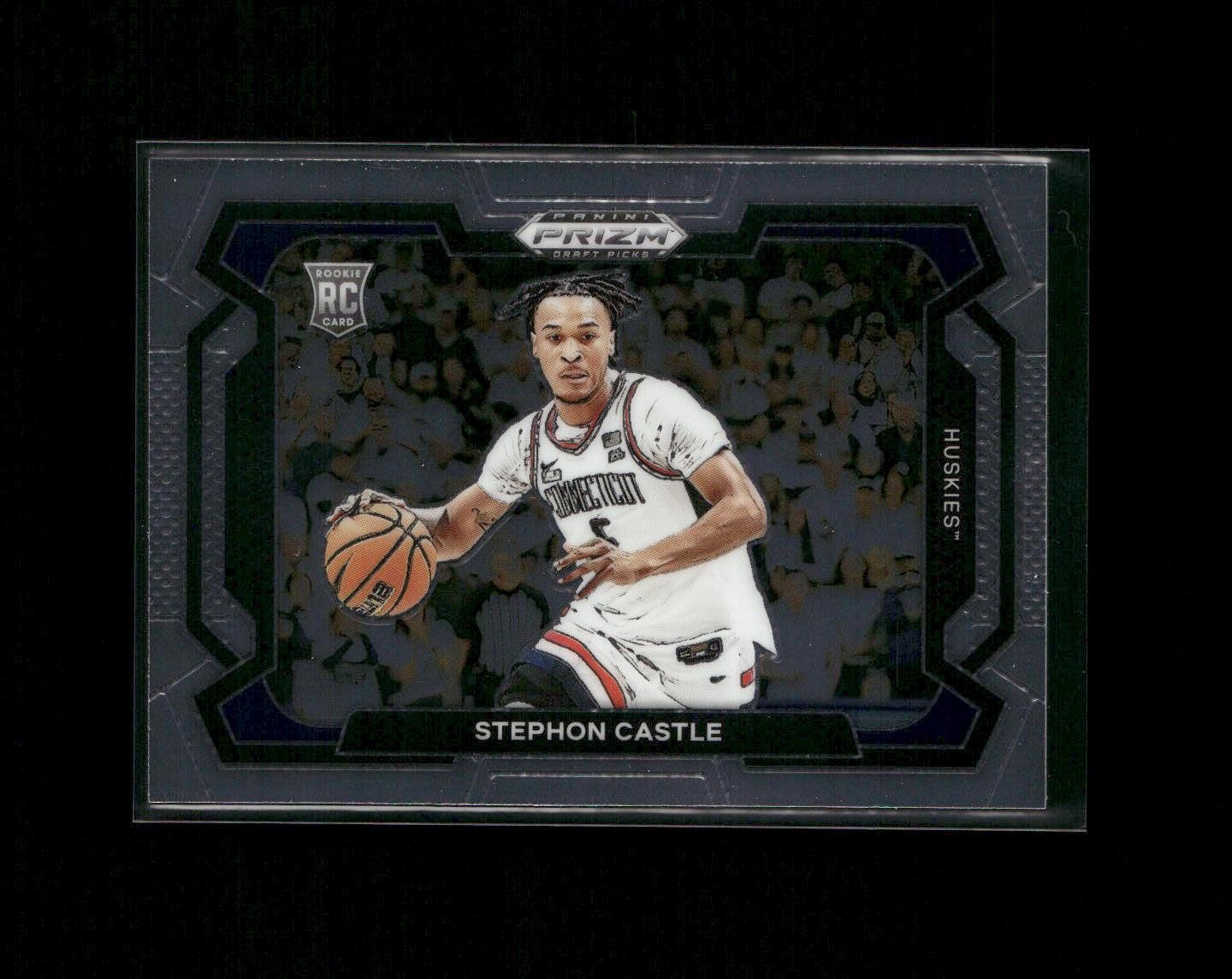 2024 Panini Prizm Draft Picks Variation #17 Stephon Castle UConn RC