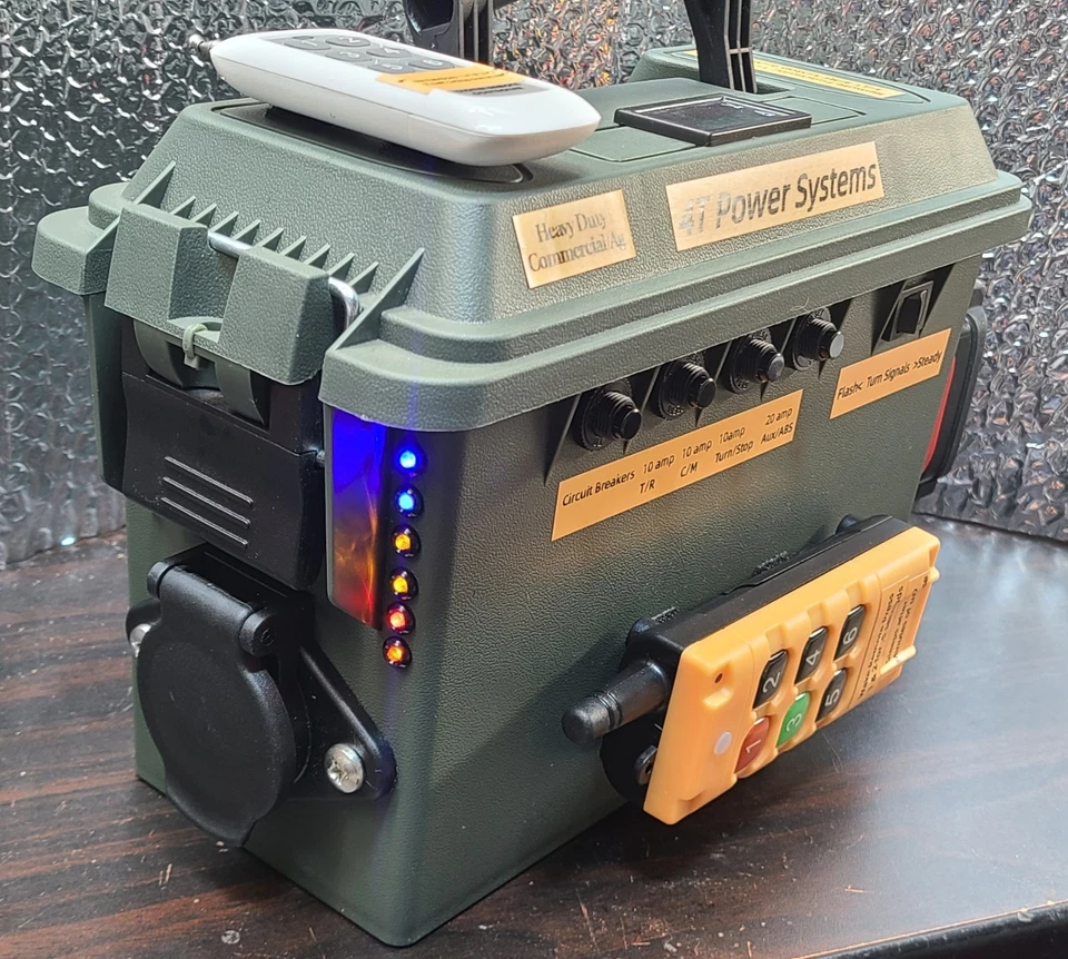 *Remote Controlled* Commercial/Ag Semi Trailer Light Tester 7-Pin Milwaukee M-18 - Image 4 of 4