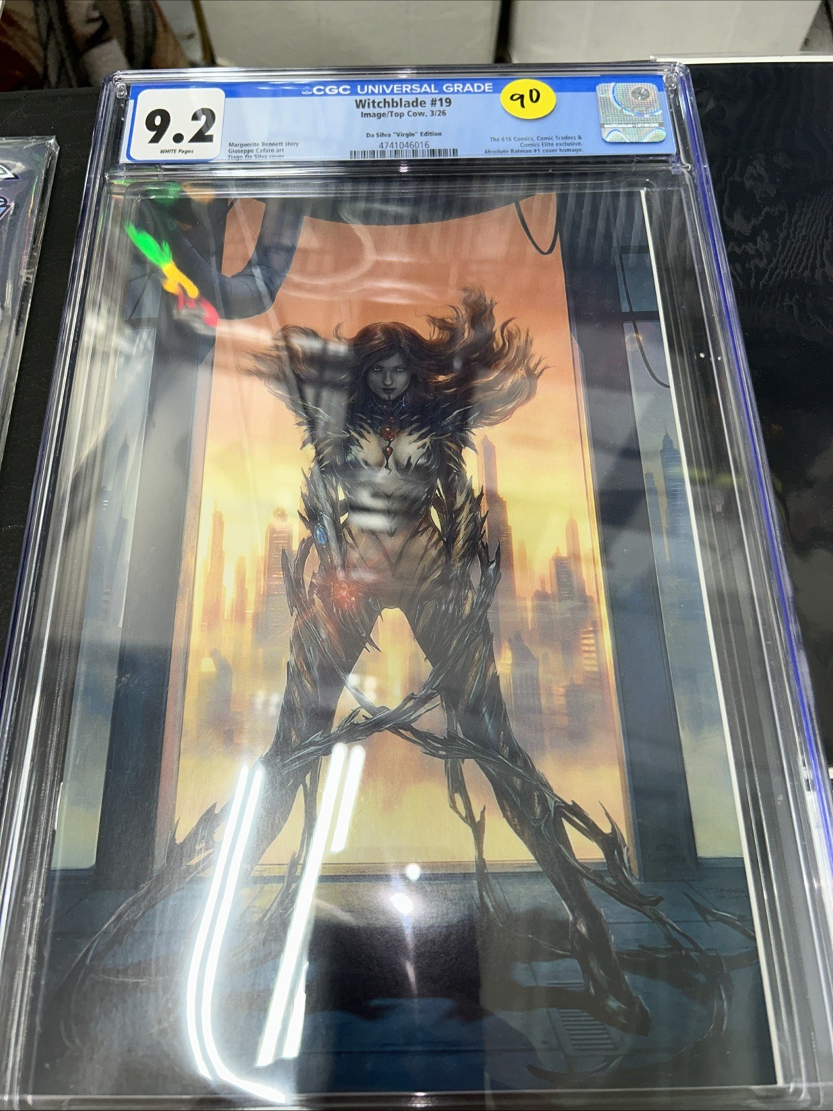 Witchblade Lot of 50 comics plus slab & autographed virgin cover