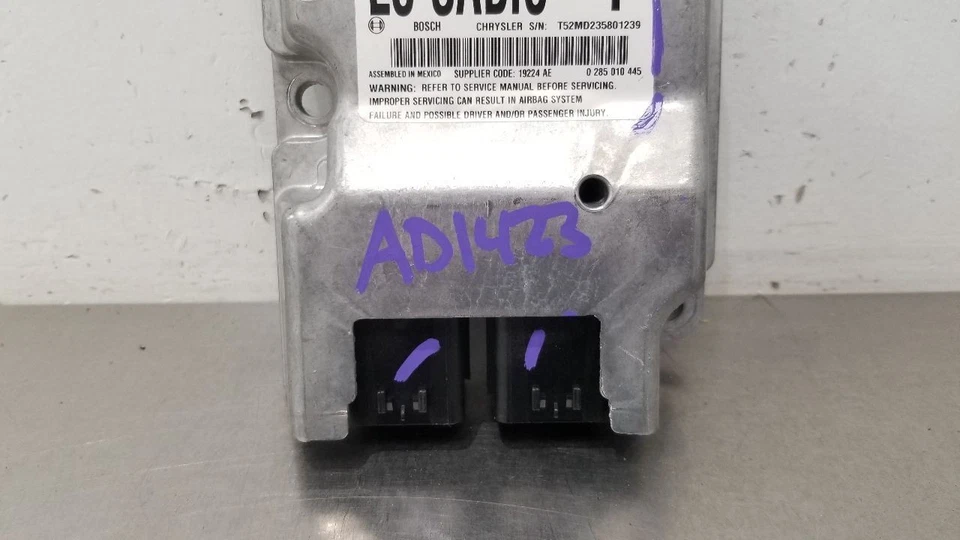 09 DODGE CHALLENGER SRT8 SRS CONTROL MODULE 56054679AD - Image 4 of 4