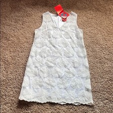 Tracy Negoshian White Lace Mini Dress