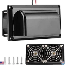 AUTOXBERT RV Side Exhaust Fan, 25W 12V Small RV Vent Fan Side Ventilation