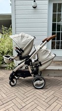 Egg 1 Double Stroller   Feather (Cream) | Cog...