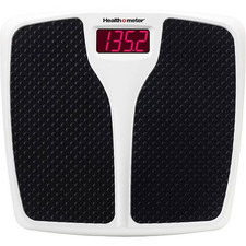 Health o meter Split Mat Digital Scale, 400 lbs Capacity, LED Display, Black and