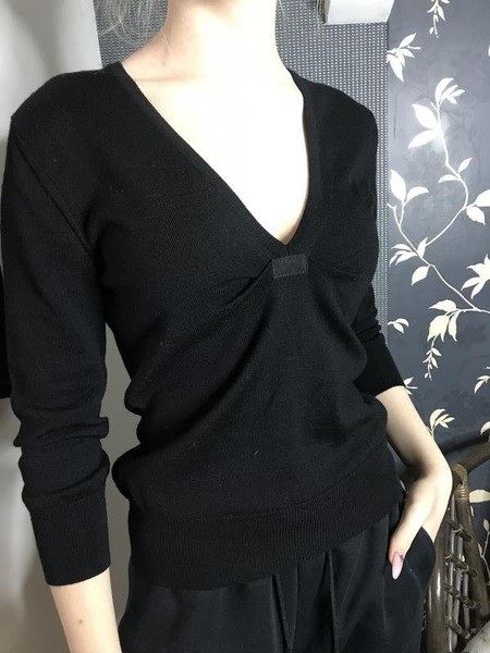 Men Dolce & Gabbana Sweater Black Wool 36 / S / 44