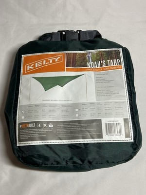 KELTY NOAH'S TARP 9 SHELTER 9' x 9' CAMPING BACKPACKING TARP W/STAKES LINES -NEW