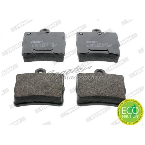 1x Ferodo Bremsbelagsatz hinten u.a. für Mercedes Chrysler | 431154