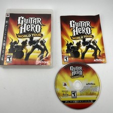 Guitar Hero World Tour (PS3, Playstation 3) CIB w/ Manual MINT DISC!!