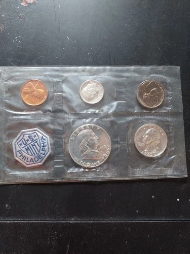 1962 silver Frankliin Half Dollar Proof Set.