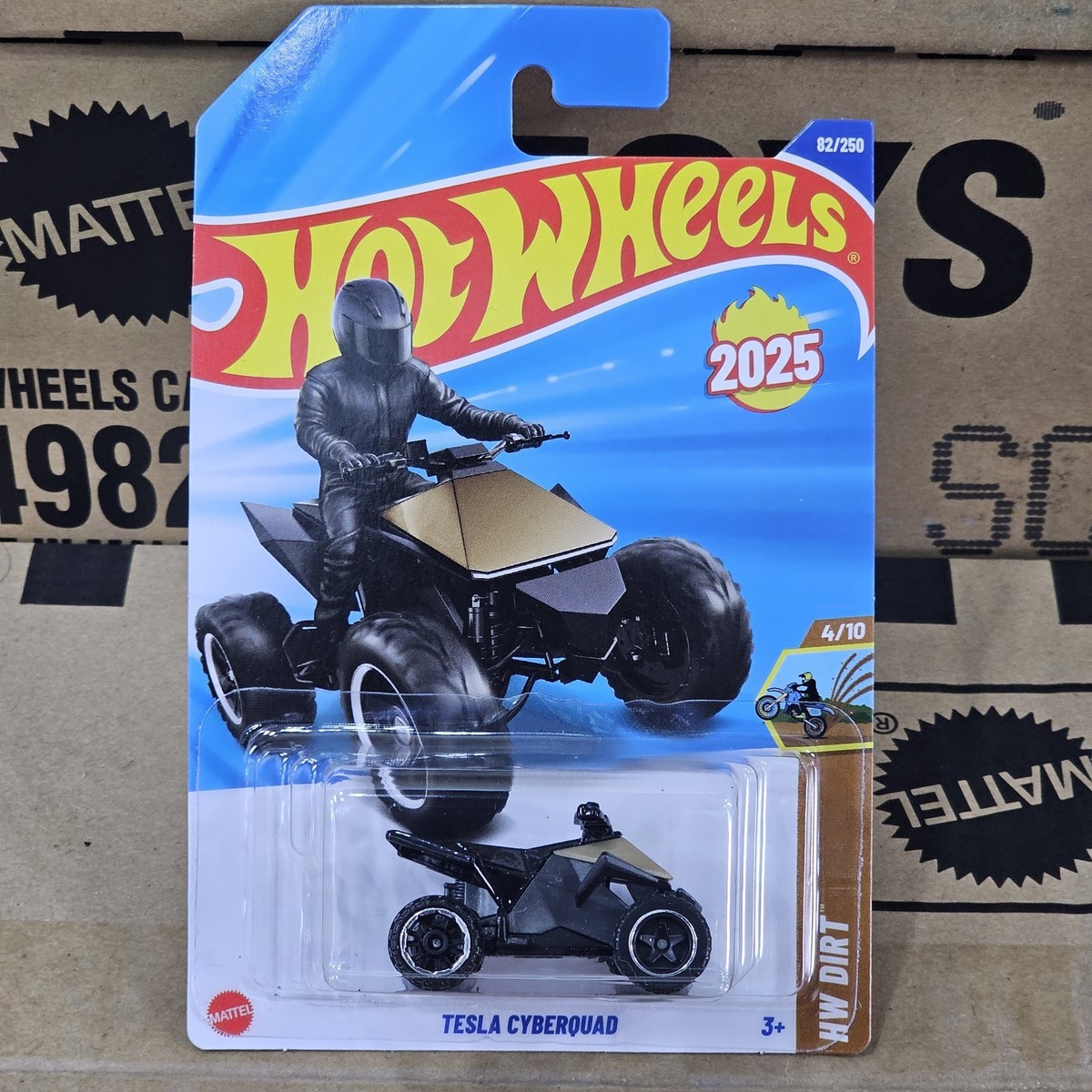 2025 HOT WHEELS MAINLINE CASE L TESLA CYBERQUAD SERIES HW DIRT | eBay