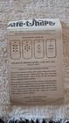 Vintage Safety Shapes No Slip Grip Bathtub Stickers Bare  Foot Shape Blue — photo 5