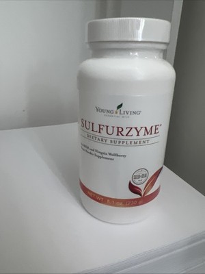 Young Living Essential Oils SULFURZYME Powder Supplement 8.1 oz - NEW AND SEALED