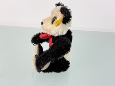 完品 シュタイフ Steiff Original Teddybear Steiff Animal Teddy Bear 029905 Panda Bear 16cm. Excellent