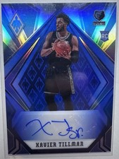 2020-21 Panini Chronicles - Phoenix Rookie Auto Xavier Tillman #PH-XAT Blue /25 