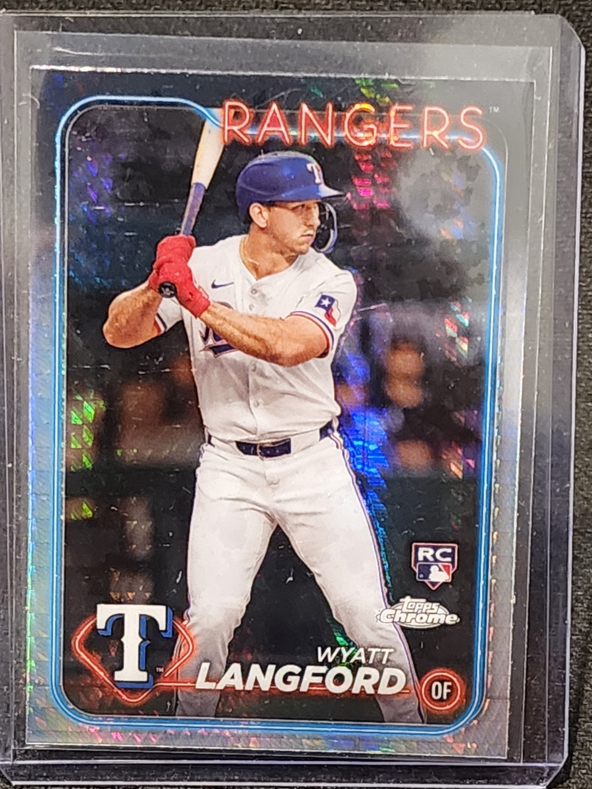 2024 Topps Chrome - Wyatt Langford #122 Prism Refractor (RC)