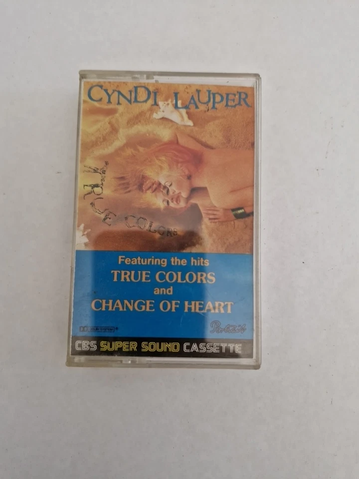 Cyndi Lauper - True Colors, 1986  Music Cassette Tape Album - Image 2 of 4
