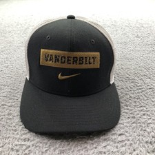 Vanderbilt Commodores Hat Snap Back Mens One Size Black NCAA Nike Dri Fit