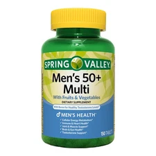 Men's 50+ Multi Tablets, 150 Count Immune & Heart Health