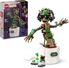 Image of LEGO Marvel Dancing Groot 76297 Buildable Animated Figure Toy