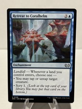 Retreat to Coralhelm 126 U Commander: Duskmourn: House of Horror NM MTG