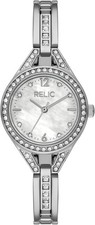 Relic By Fossil Wome's Silver Tone Bracelet Watch ZR34662