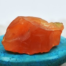 Zafiro naranja sin cortar 169,2 quilates zafiro natural áspero piedra preciosa certificada