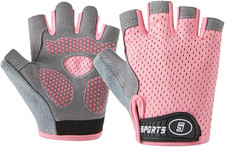 Kid Boys Girls Bike Gloves Fingerless Sport Cycling Glove for Child Climbing Rid