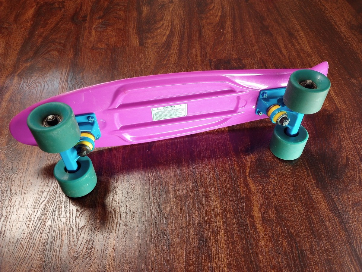 Penny Skateboard Complete Mini Cruiser MAYHEM BOARDS Purple & Blue