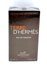 Terre D'Hermes by Hermes Eau De Toilette Spray 1.7 oz For Men New In Box