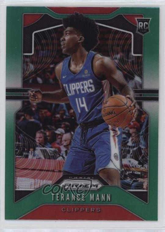 2019-20 Panini Prizm Rookie Green Prizm Terance Mann #296 0b85