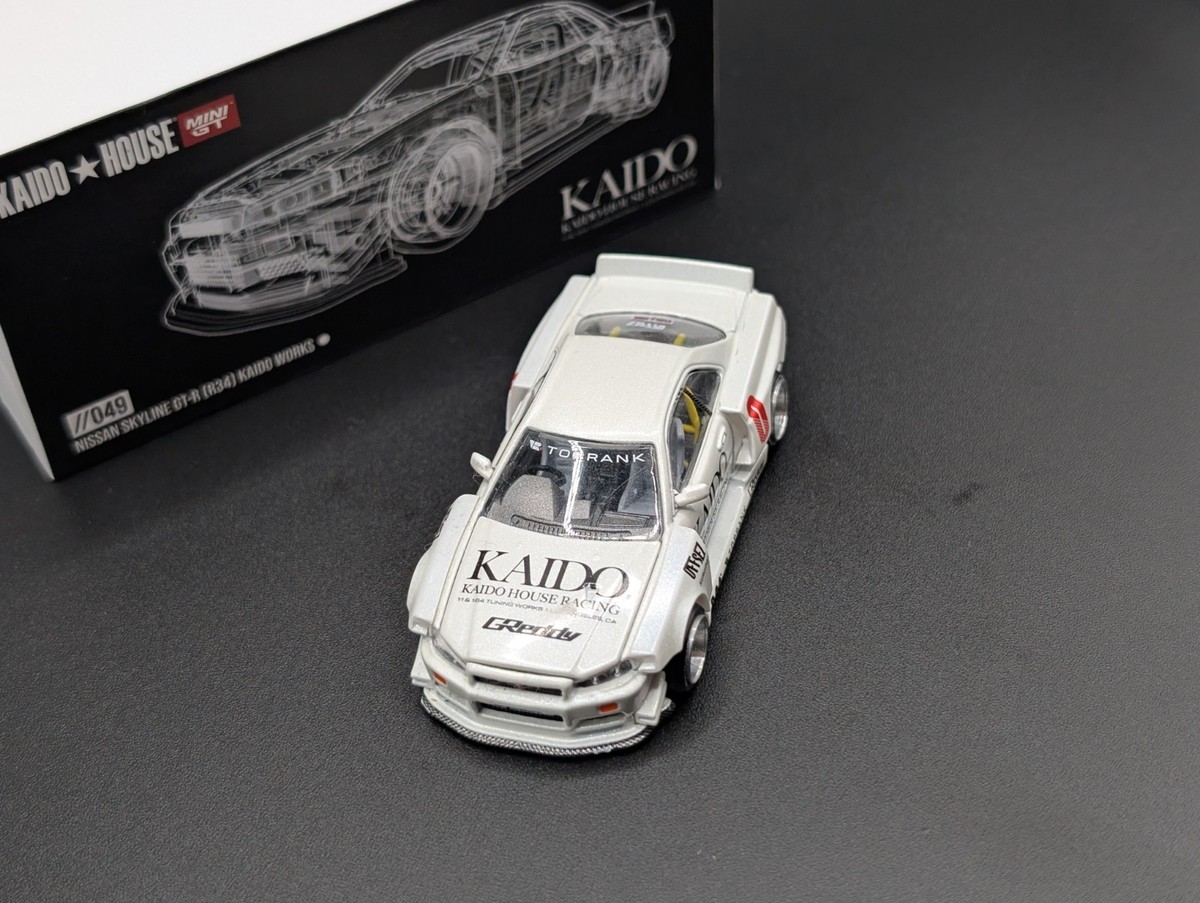 1:64 Kaido House MINI GT Nissan Skyline GT-R R34 Kaido Works