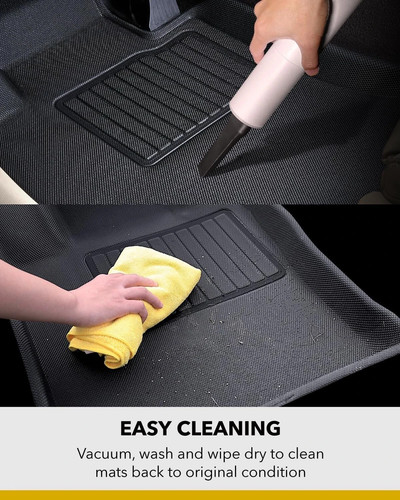 Black TPE Floor Mat 2nd Row for BMW 3 Series/X3 2006-2011 – Custom Fit - Bild 8 von 9