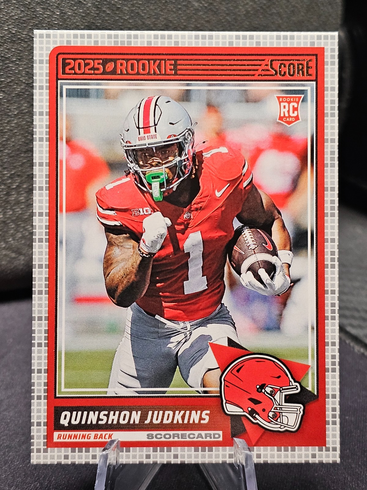 2025 Score #38 Quinshon Judkins Scorecard RC Cleveland Browns Rookie