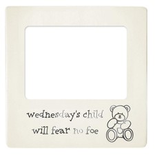 Dakota Baby Photo Frame Wednesday 