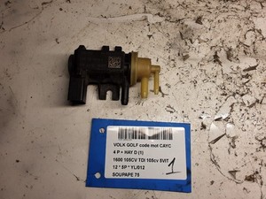 VAKUUMVENTILE VW Golf VI (5K1) Hatchback 1.6 TDI 16V (CAYC) 2012 1K0906627B