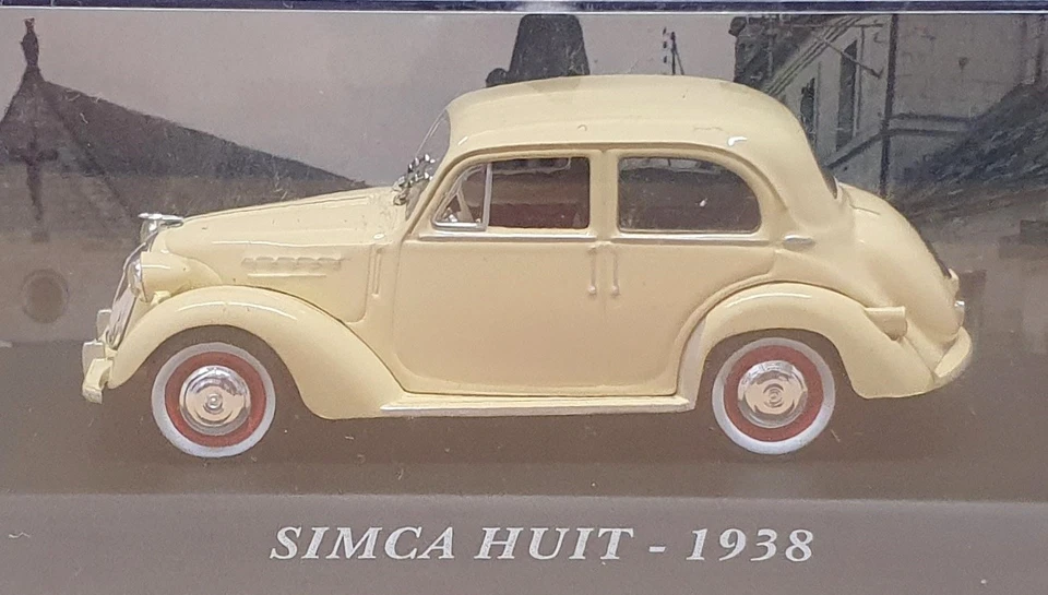 Altaya Escala 1/43 Diecast 71025G - 1938 Simca Huit - Teniente Beige Foto 3 de 4