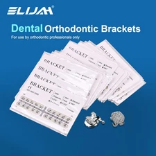 Dental Orthodontic Edgewise Brackets Mini/Standard MBT/Roth 022/018 Hooks 3 4 5