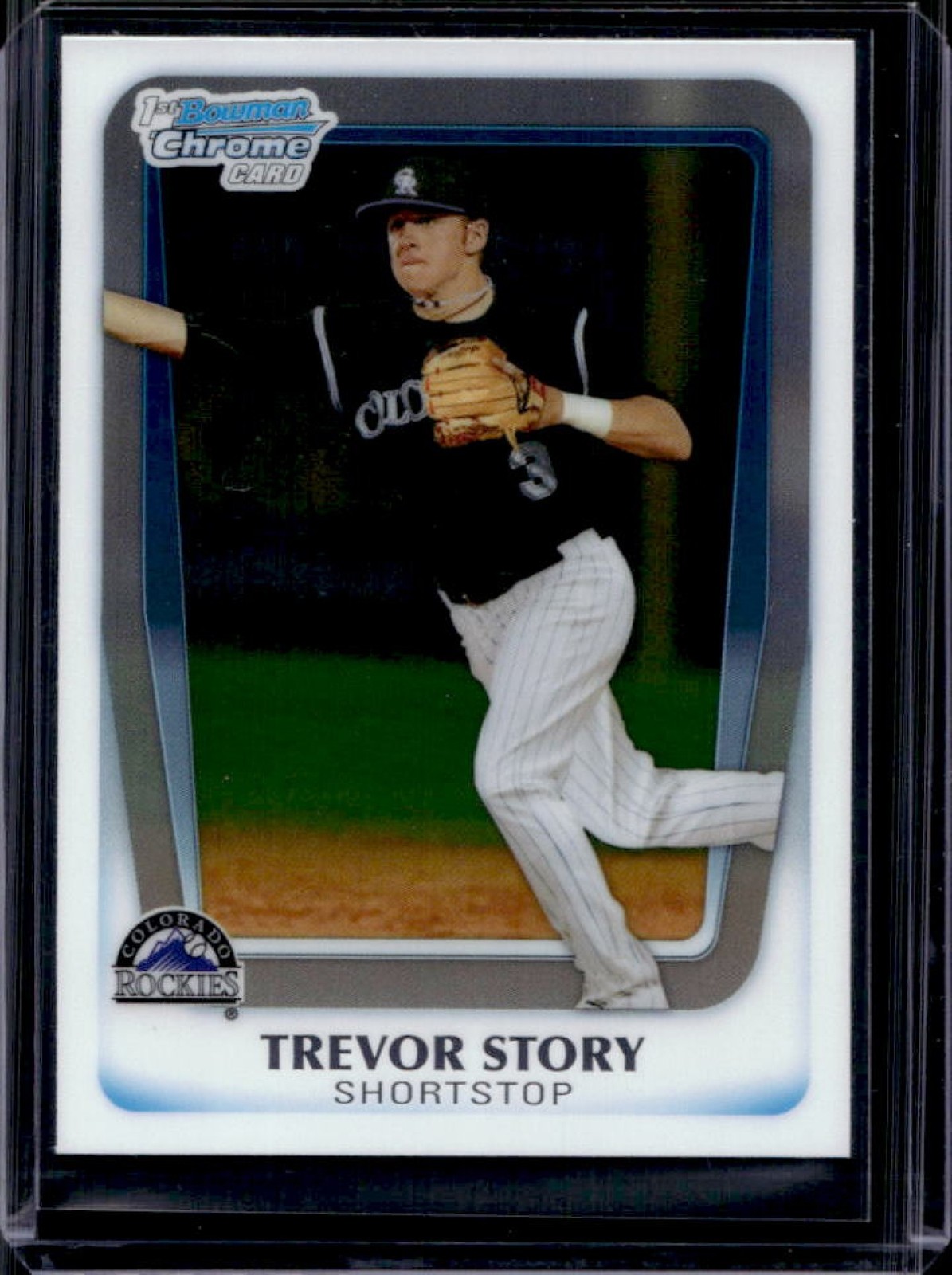 2011 Bowman Draft Picks & Prospects Trevor Story Chrome #BDPP84 Rockies