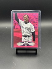 2025 Topps Stadium Club #36 Larry Walker Pink Foil Rockies HOF
