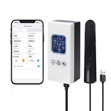 Smart Aquarium Water Quality Monitor 7-in-1 Real-Time Water Tester