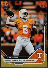 2025 Bowman U Now Gold Football #7 Joey Aguilar Pre-Rookie Card Tennessee /50