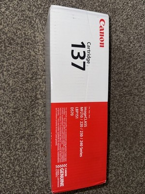 Canon 137 Black Toner Cartridge GENUINE OEM imageCLASS MF210