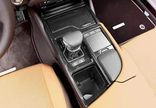 Central Console Gear Shift Cover For Lexus ES250 300h 350 2019-2023 Carbon Fiber