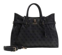 Guess Yesba Girlfriend Satchel Bag Handtasche Tasche Coal Logo Grau Neu
