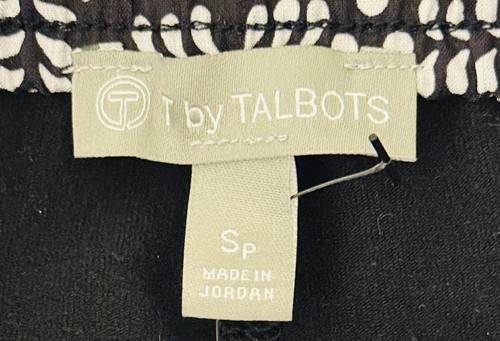 T by Talbots Damen sportlicher Skort schwarz weiß geometrisches Muster Petite Small NEU - Bild 6 von 7