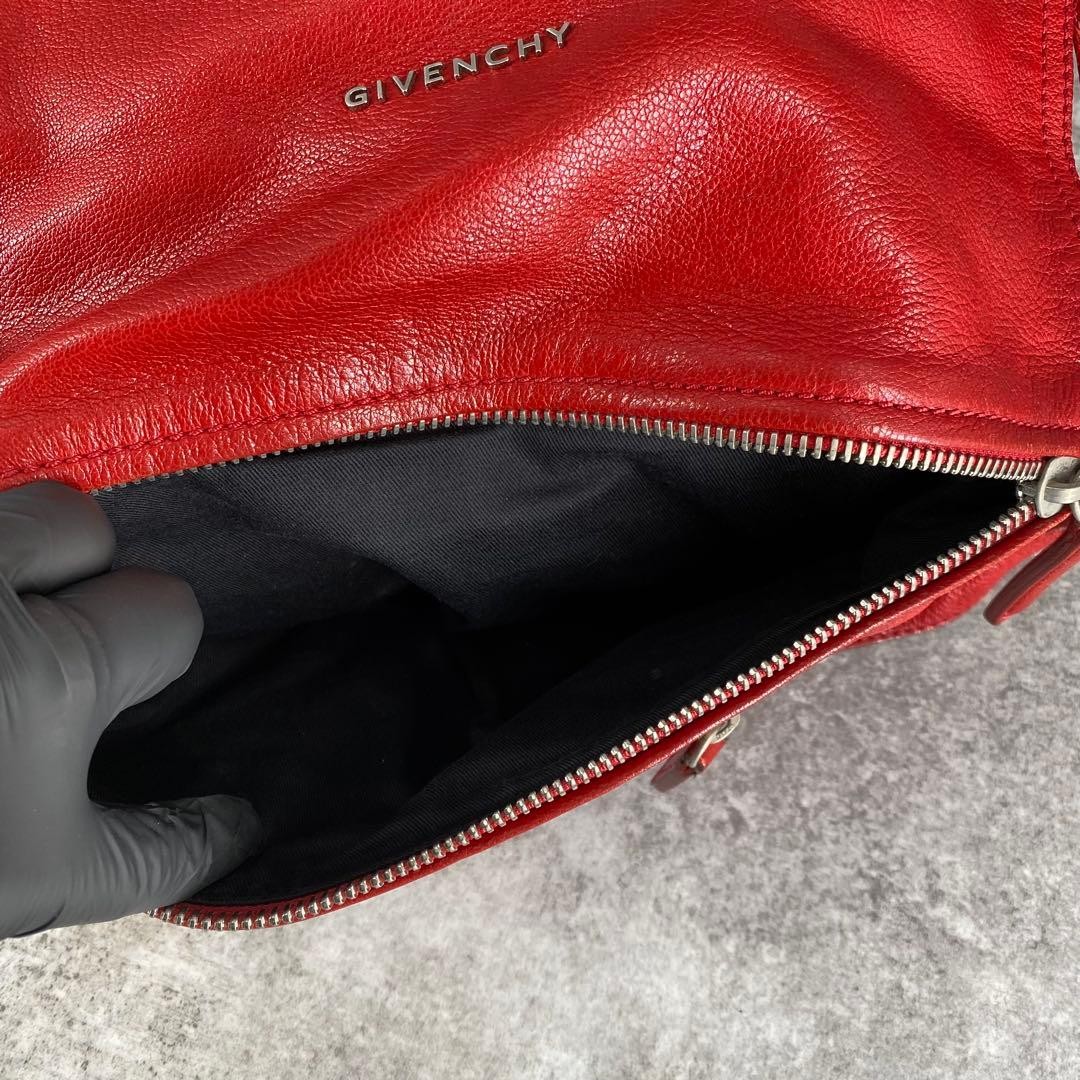 Givenchy Pandora handbag leather red thumbnail 16