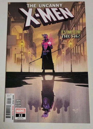 🔑UNCANNY X-MEN #12 05/2025 NM-/VF+ 1st App The Vig MAIN COVER MARVEL COMICS