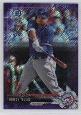 2017 Bowman Chrome Prospects Purple Refractor /250 Rowdy Tellez #BCP177 3q5